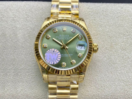 Rolex Datejust M278278-0011 31MM TW Factory Yellow Gold Replica Watch