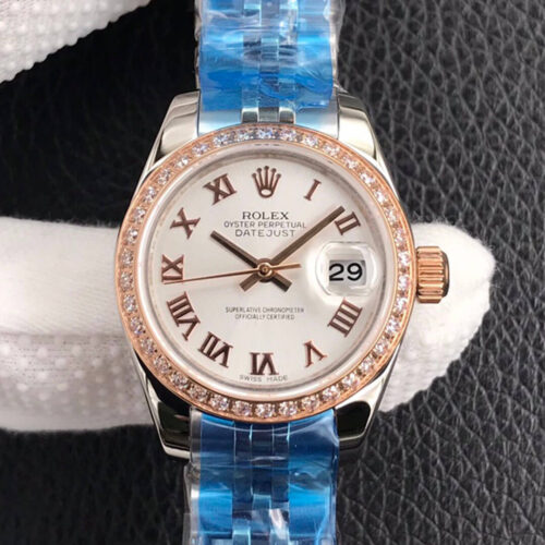 Rolex Datejust 28MM BP Factory Diamond Bezel Replica Watch