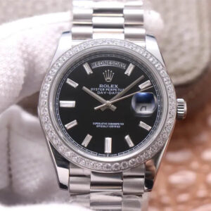 Rolex Day Date M228349RBR-0003 EW Factory Diamond Dial Replica Watch