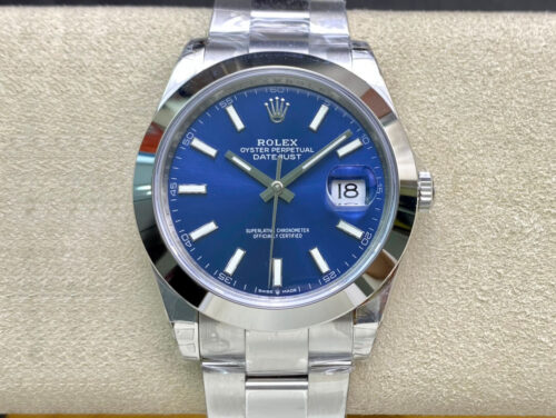Rolex Datejust M126300-0001 VS Factory Blue Dial Replica Watch