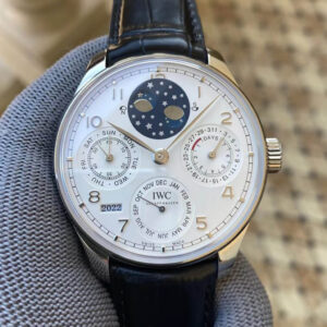 IWC Portuguese Perpetual Calendar IW503406 APS Factory White Dial Replica Watch
