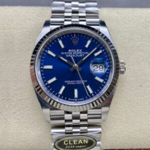 Rolex Datejust M126234-0017 36MM Clean Factory Blue Dial Replica Watch