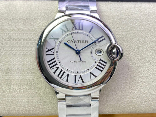 Ballon Bleu De Cartier 42MM W69012Z4 3K Factory White Dial Replica Watch