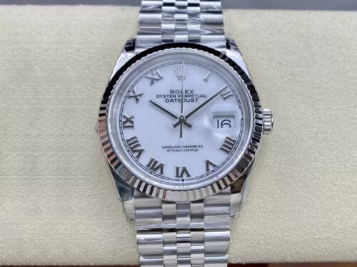Rolex Datejust M126234-0025 36MM VS Factory White Dial Replica Watch