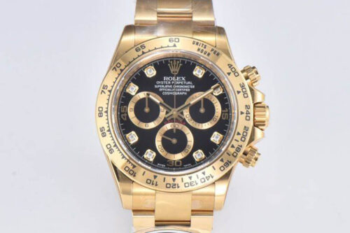 Rolex Cosmograph Daytona M116508-0016 Clean Factory Diamond Dial Replica Watch