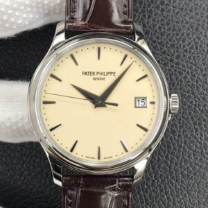 Patek Philippe Calatrava 5227G-001 3K Factory Leather Strap Replica Watch