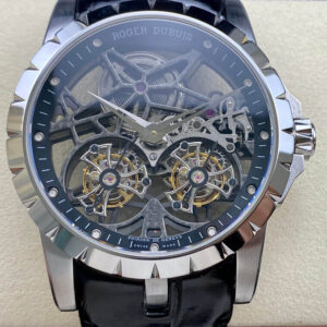 Roger Dubuis Excalibur RDDBEX0396 YS Factory Double Tourbillon Dial Replica Watch