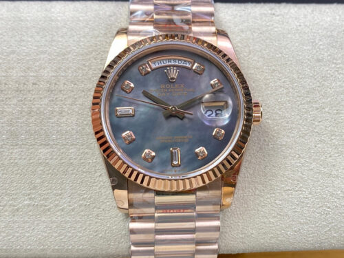 Rolex Day Date 118235 36MM GM Factory Rose Gold Replica Watch