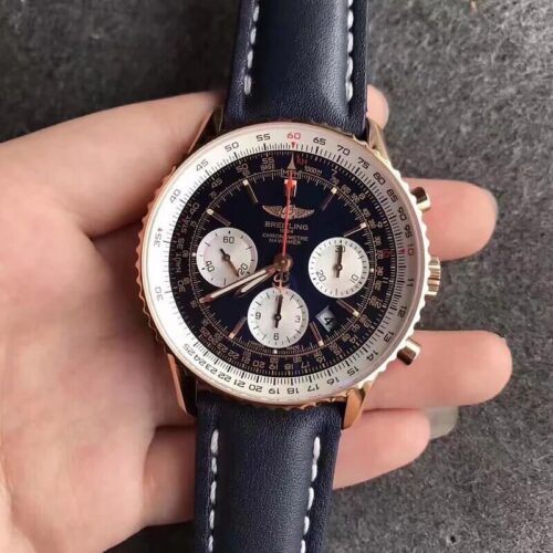 Breitling Navitimer 01 RB012012 JF Factory Blue Dial Replica Watch
