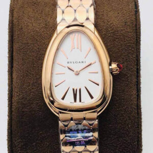 Bvlgari Serpenti 103145 BV Factory Rose Gold White Dial Replica Watch