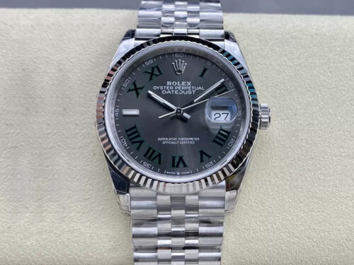 Rolex Datejust M126234-0045 36MM VS Factory Gray Dial Replica Watch