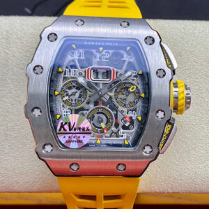 Richard Mille RM011 FELIPE MASSA KV Factory Titanium Steel Case Replica Watch