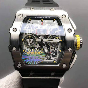 Richard Mille RM11-03 KV Factory Titanium Case Rubber Strap Replica Watch