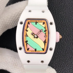 Richard Mille RM-07 Bon Bon RM Factory White Rubber Strap Replica Watch