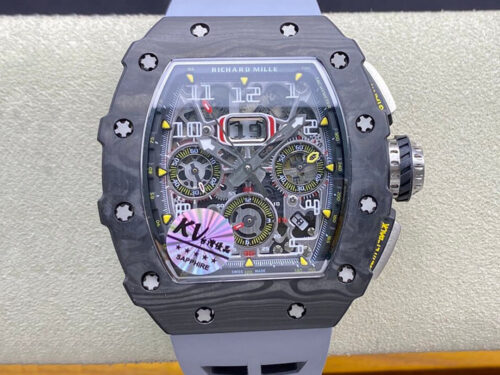 Richard Mille RM-011 KV Factory Forged Carbon Case Replica Watch
