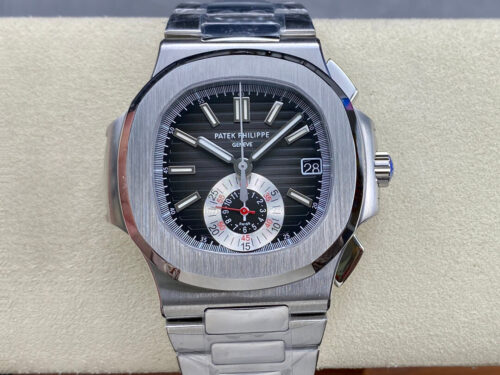Patek Philippe Nautilus 5980/1A-014 PPF Factory Black Dial Replica Watch