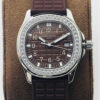 Patek Philippe Aquanaut 5067A-023 Quartz Movement PPF Factory Brown Dial Replica Watch