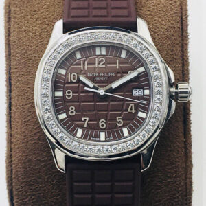 Patek Philippe Aquanaut 5067A-023 Quartz Movement PPF Factory Brown Dial Replica Watch