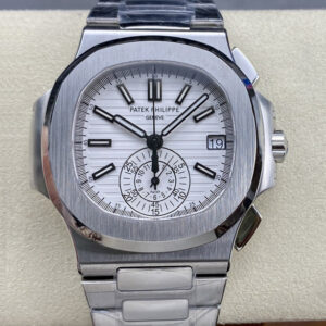 Patek Philippe Nautilus 5980/1A-019 PPF Factory White Dial Replica Watch
