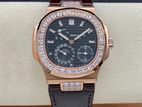 Patek Philippe Nautilus 5724R-001 GR Factory Rose Gold Replica Watch