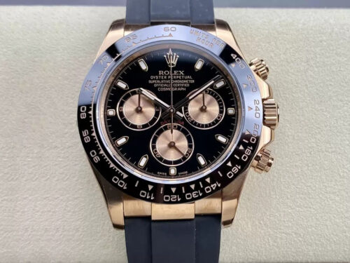 Rolex Cosmograph Daytona M116515LN-0017 Clean Factory Rose Gold Replica Watch