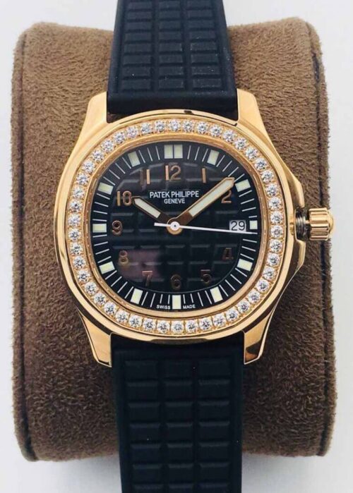 Patek Philippe Aquanaut 5067A Quartz Movement PPF Factory Rose Gold Case Replica Watch