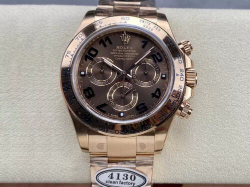 Rolex Cosmograph Daytona M116505-0011 Clean Factory Rose Gold Replica Watch