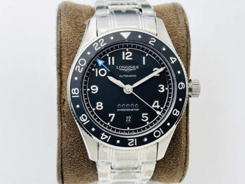 Longines Spirit ZuIu Time L3.812.4.53.6 LG Factory Black Dial Replica Watch