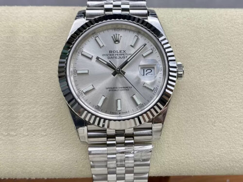 Rolex Datejust M126334-0004 VS Factory Silver Dial Replica Watch