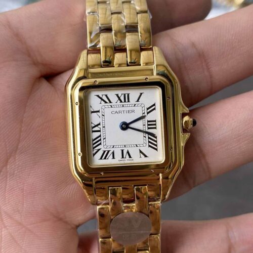 Panthere De Cartier WGPN0009 27MM BV Factory White Dial Replica Watch
