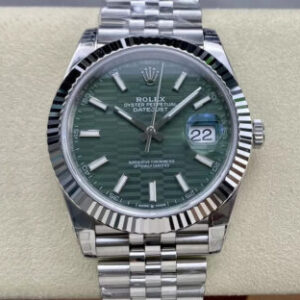 Rolex Datejust M126334-0030 41MM VS Factory Green Dial Replica Watch