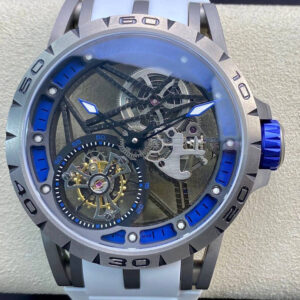 Roger Dubuis Excalibur RDDBEX0479 BBR Factory Tourbillon Rubber Strap Replica Watch