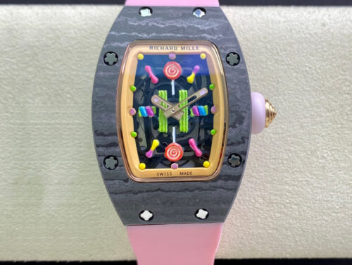 Richard Mille RM-07 Bon Bon RM Factory Carbon Fiber Case Replica Watch