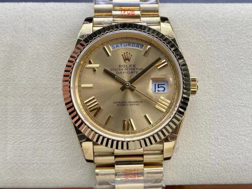 Rolex Day Date M228238-0006 GM Factory Yellow Gold Replica Watch