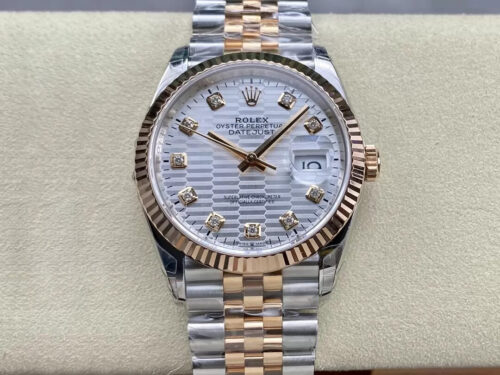 Rolex Datejust M126231-0039 36MM VS Factory Rose Gold Replica Watch