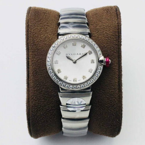 Bvlgari LVCEA BV Factory Stainless Steel White Dial Replica Watch