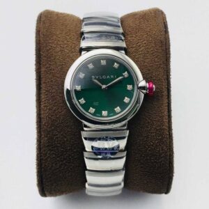 Bvlgari LVCEA BV Factory Stainless Steel Green Dial Replica Watch