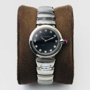 Bvlgari LVCEA BV Factory Stainless Steel Black Dial Replica Watch