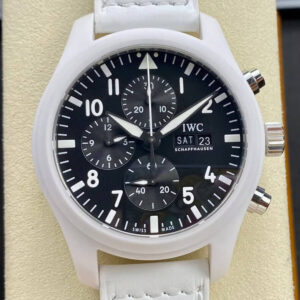 IWC Pilot TOP GUN IW389105 Lake Tahoe TPS Factory White Ceramic Replica Watch