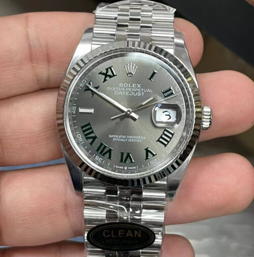 Rolex Datejust M126234-0045 36MM Clean Factory Stainless Steel Replica Watch