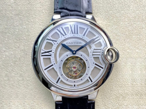 Cartier Ballon Bleu Tourbillon W6920021 BBR Factory Stainless Steel Case Replica Watch