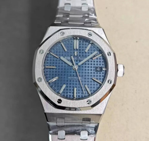 Audemars Piguet Royal Oak 15450ST.OO.1256ST.03 APS Factory Blue Dial Replica Watch