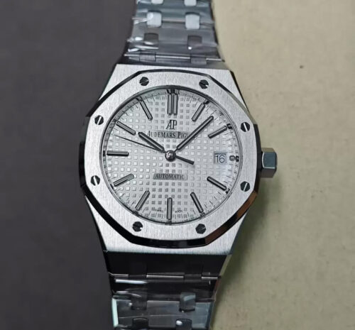Audemars Piguet Royal Oak 15450ST.OO.1256ST.01 APS Factory Silver Dial Replica Watch