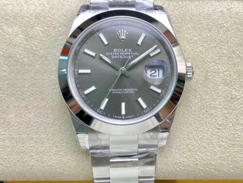Rolex Datejust M126300-0007 41MM VS Factory Gray Dial Replica Watch