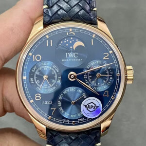 IWC Portuguese IW503312 APS Factory Perpetual Calendar Blue Dial Replica Watch