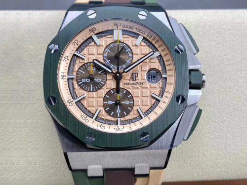 Audemars Piguet Royal Oak Offshore 26400SO.OO.A054CA.01 APF Factory Beige Dial Replica Watch