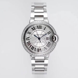 Ballon Bleu De Cartier W4BB0016 33MM AF Factory Diamond Bezel Replica Watch