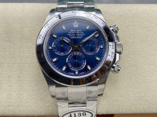 Rolex Cosmograph Daytona M116509-0071 Clean Factory Blue Dial Replica Watch