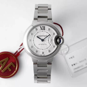 Ballon Bleu De Cartier WE902074 33MM AF Factory Diamond Dial Replica Watch