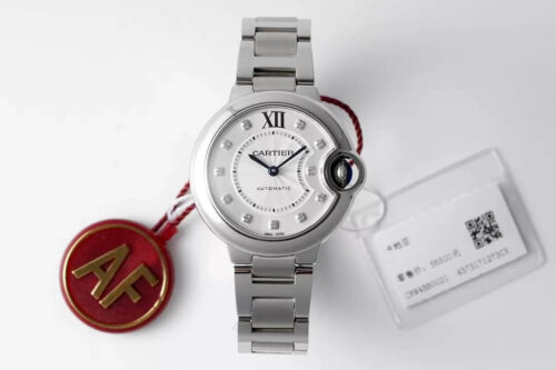 Ballon Bleu De Cartier WE902074 33MM AF Factory Diamond Dial Replica Watch